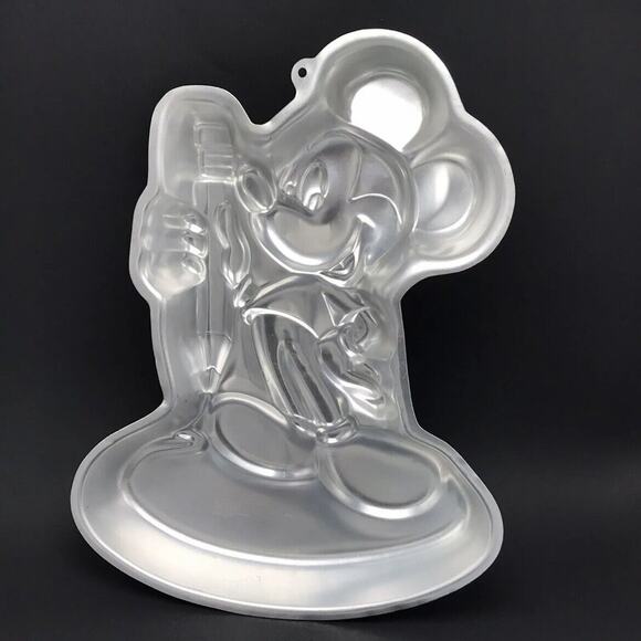 Lot 2 Wilton Mickey Mouse Cake Pans Disney Full Body Birthday Vintage 80s 90s - Picture 12 of 16